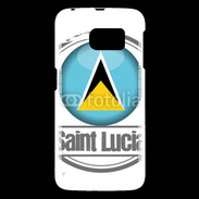 Coque Samsung Galaxy S6 Logo Saint Lucie