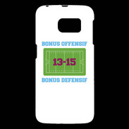 Coque Samsung Galaxy S6 Bonus Offensif-Défensif Blanc