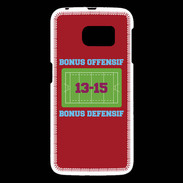 Coque Samsung Galaxy S6 Bonus Offensif-Défensif Rouge
