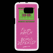 Coque Samsung Galaxy S6 Fin de match Bonus offensif-défensif Rose