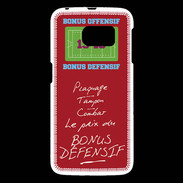 Coque Samsung Galaxy S6 Plaquage Bonus offensif-défensif Rouge