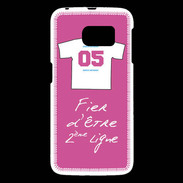 Coque Samsung Galaxy S6 Deuxième ligne D Bonus offensif Rose