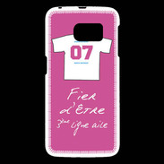 Coque Samsung Galaxy S6 Troisième ligne D Bonus offensif-défensif Rose