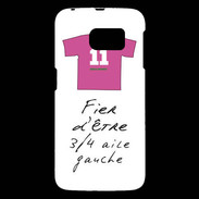 Coque Samsung Galaxy S6 3/4 aile gauche Bonus offensif-défensif Blanc