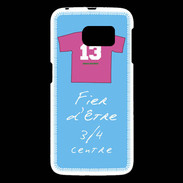 Coque Samsung Galaxy S6 3/4 centre D Bonus offensif-défensif Bleu