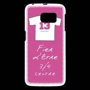 Coque Samsung Galaxy S6 3/4 centre D Bonus offensif-défensif Rose