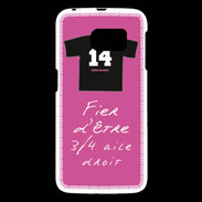 Coque Samsung Galaxy S6 3/4 aile droit Bonus offensif-défensif Rose 2