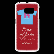 Coque Samsung Galaxy S6 3/4 aile droit Bonus offensif-défensif Rouge 2