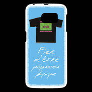 Coque Samsung Galaxy S6 Préparateur physique Bonus offensif-défensif Bleu 2