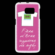 Coque Samsung Galaxy S6 Supporters Bonus offensif-défensif Rose
