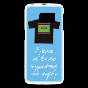 Coque Samsung Galaxy S6 Supporters Bonus offensif-défensif Bleu 2