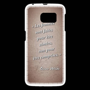 Coque Samsung Galaxy S6 Femmes comprises Rouge Citation Oscar Wilde