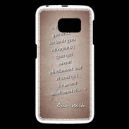 Coque Samsung Galaxy S6 Gens attrayants Rouge Citation Oscar Wilde