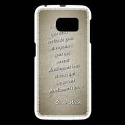 Coque Samsung Galaxy S6 Gens attrayants Sepia Citation Oscar Wilde