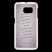 Coque Samsung Galaxy S6 Gens attrayants Rose Citation Oscar Wilde