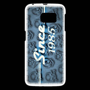 Coque Samsung Galaxy S6 Since crane bleu 1985