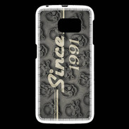 Coque Samsung Galaxy S6 Since crane gris 1991