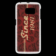 Coque Samsung Galaxy S6 Since crane rouge 1981