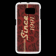Coque Samsung Galaxy S6 Since crane rouge 1991