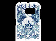 Coque Samsung Galaxy S6 Tête de mort Lucky One 13