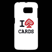 Coque Samsung Galaxy S6 I love Cards spade