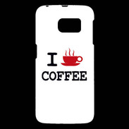 Coque Samsung Galaxy S6 I love Coffee