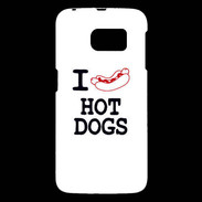 Coque Samsung Galaxy S6 I love Hot Dogs