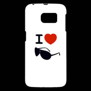 Coque Samsung Galaxy S6 I love Lunette Fun 2
