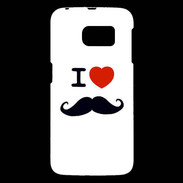 Coque Samsung Galaxy S6 I love Moustache