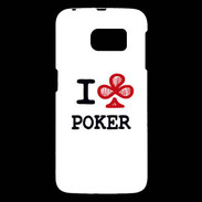 Coque Samsung Galaxy S6 I love Poker Club