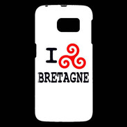 Coque Samsung Galaxy S6 I love Bretagne 2