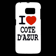 Coque Samsung Galaxy S6 I love Cote d'Azur