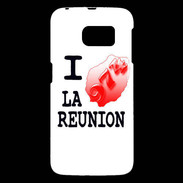 Coque Samsung Galaxy S6 I love La Réunion 2
