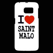 Coque Samsung Galaxy S6 I love Saint Malo