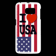 Coque Samsung Galaxy S6 I love USA 3
