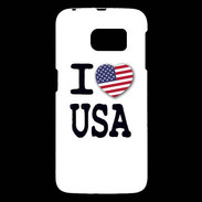 Coque Samsung Galaxy S6 I love USA 2