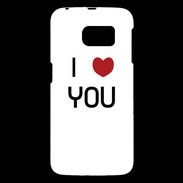 Coque Samsung Galaxy S6 I love you
