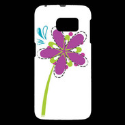 Coque Samsung Galaxy S6 fleurs 3