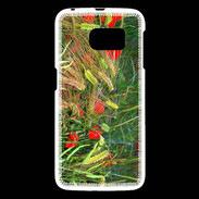 Coque Samsung Galaxy S6 DP Coquelicot dans un champs de blé
