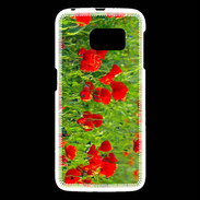 Coque Samsung Galaxy S6 DP champs de coquelicots