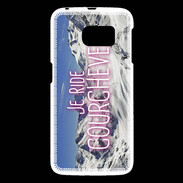 Coque Samsung Galaxy S6 Je ride Courchevel ZG