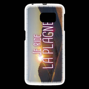 Coque Samsung Galaxy S6 Je ride La Plagne ZG
