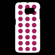 Coque Samsung Galaxy S6 pois rouge