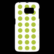 Coque Samsung Galaxy S6 pois vert clair