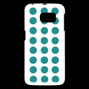 Coque Samsung Galaxy S6 pois bleu clair