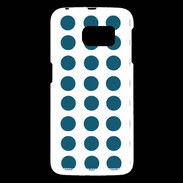 Coque Samsung Galaxy S6 pois turquoise