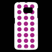 Coque Samsung Galaxy S6 pois framboise