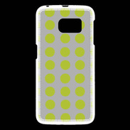 Coque Samsung Galaxy S6 pois gris & vert