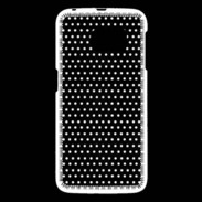 Coque Samsung Galaxy S6 pois noir & blanc