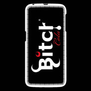 Coque Samsung Galaxy S6 Bitch Cola fond noir